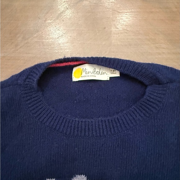 Mini Boden Giraffe Sweater 7-8Y - Picture 3 of 5